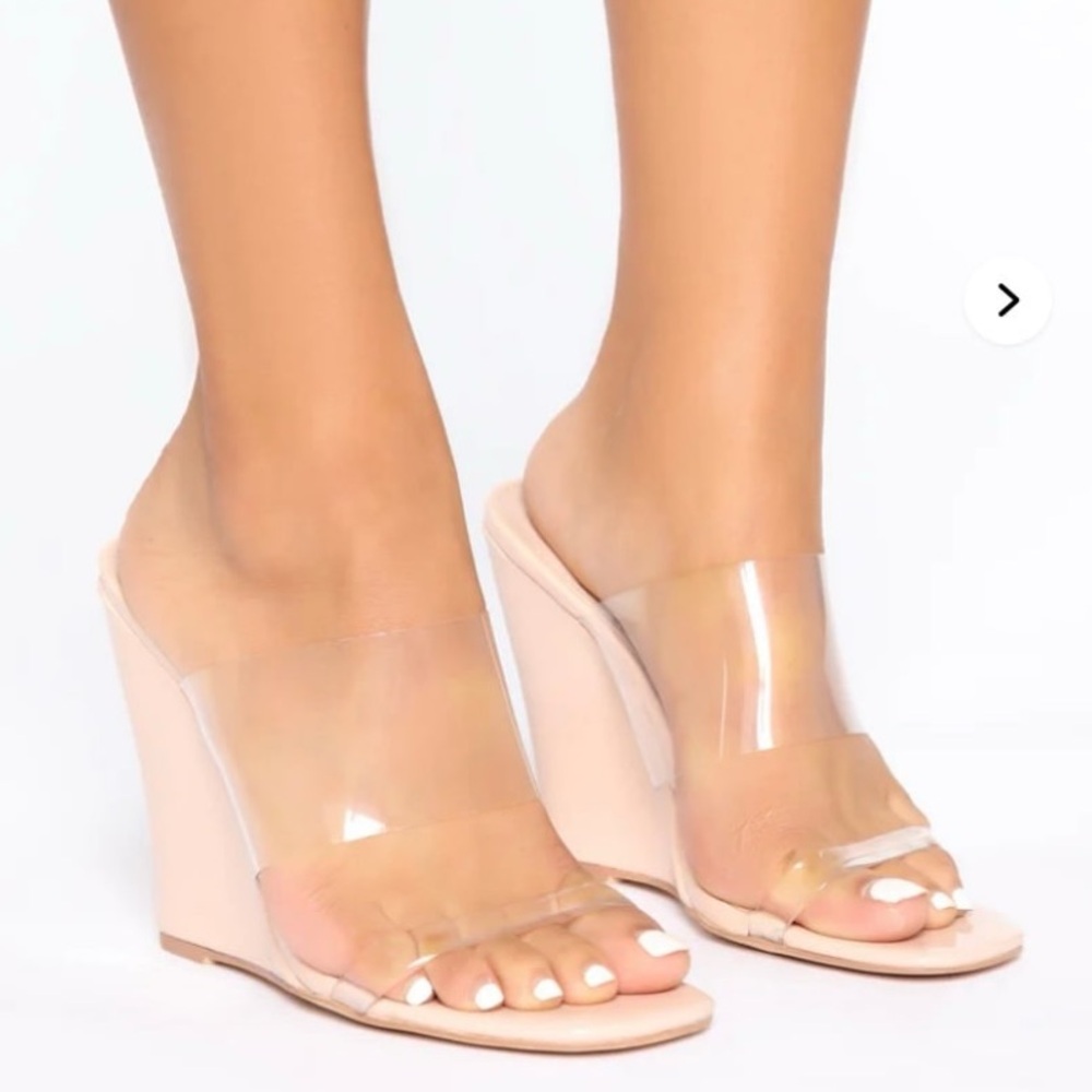 Fashion Nova Better Luck Next Time Wedges, Size 10W